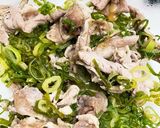 ☆簡単☆ ネギ塩豚レモン丼作り方5写真