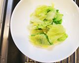 本掲載★レンチンキャベツとわかめのお浸し作り方7写真