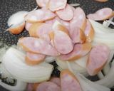 ショートパスタでナポリタン作り方3写真