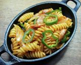 ショートパスタでナポリタン作り方6写真