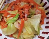 野菜とベーコンの味噌炒め(QC、残り物)作り方6写真