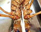 キッチンバサミと包丁DE！伊勢海老を捌く作り方4写真