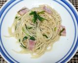 フライパン一つでニラパスタ作り方6写真