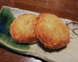 はんぺんと干しエビのレンコン揚げ作り方9写真
