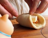 クリームチーズと林檎のふんわり白パン作り方12写真
