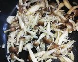 和風キノコパスタ＃優しい醤油バター味作り方4写真