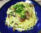 和風キノコパスタ＃優しい醤油バター味作り方8写真
