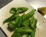 甘唐辛子の炒め物作り方3写真