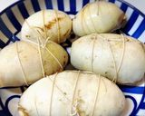 秋の味覚★アケビの肉詰め作り方4写真