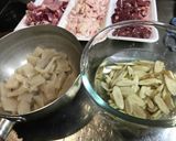 おばあちゃんの鶏皮モツ煮作り方2写真