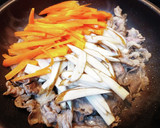 超簡単！牛肉と牛蒡と舞茸の炒め煮！！作り方6写真
