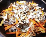 超簡単！牛肉と牛蒡と舞茸の炒め煮！！作り方7写真