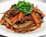 超簡単！牛肉と牛蒡と舞茸の炒め煮！！作り方9写真