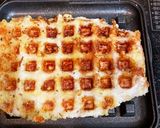 ワッフルメーカーで作るチーズカツレツ作り方5写真