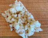 鯖缶とトマトのガーリック冷製パスタ作り方3写真