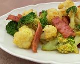 ブロッコリーとカリフラワーのカレー炒め作り方5写真