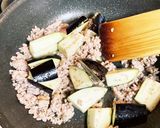 麻婆豆腐茄子丼作り方5写真