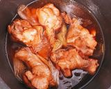 鶏肉　ポン酢　煮物作り方4写真