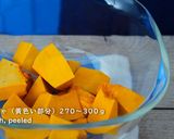 スイートパンプキン☆クリームチーズ入り作り方3写真