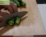 スパイスカレーの副菜に！オクラのサブジ作り方3写真