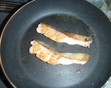 鮭とレタスのクリームパスタ作り方1写真