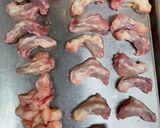 ぼんじりの骨の唐揚げ作り方1写真