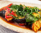 揚げない♡夏野菜とササミの揚げびたし作り方8写真