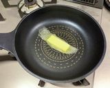 人参葉のバター炒め作り方2写真