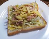 キャベチートースト作り方4写真
