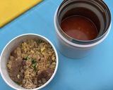 自分弁当10月9日作り方1写真