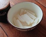 おうち居酒屋★大根のレモン甘酢漬け作り方1写真