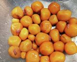 きんかん(鳥モツ)煮込み作り方1写真