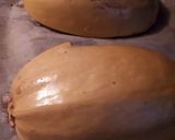 そうめん南瓜のミニトマトのせオーブン焼き作り方2写真