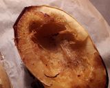 そうめん南瓜のミニトマトのせオーブン焼き作り方3写真