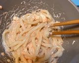 ★5分で完成！明太チーズうどん★作り方4写真