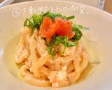 ★5分で完成！明太チーズうどん★作り方5写真