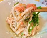 ★5分で完成！明太チーズうどん★作り方6写真