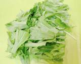 水菜とりんごシャキシャキ〜サラダ作り方1写真