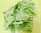 水菜とりんごシャキシャキ〜サラダ作り方1写真