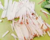 水菜とりんごシャキシャキ〜サラダ作り方3写真