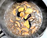 椎茸の佃煮と揚げナスのあんかけ焼きそば作り方6写真