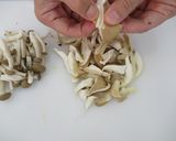あわび茸のクリームパスタ作り方2写真