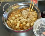 簡単☆鳥のささみと豆腐の雑炊作り方8写真