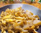 こんにゃくとキノコのペペロンチーノ作り方5写真