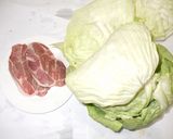 ホイコーロー♪簡単豚肉キャベツ材料2つ作り方1写真