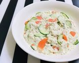 オートミールと豆腐でポテトサラダ風サラダ作り方6写真