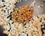 長ネギたっぷり玄米ご飯の納豆炒飯作り方6写真