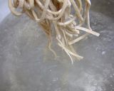 お蕎麦でぺペロンチーノ風作り方3写真