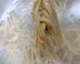 お蕎麦でぺペロンチーノ風作り方4写真