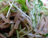 お蕎麦でぺペロンチーノ風作り方16写真